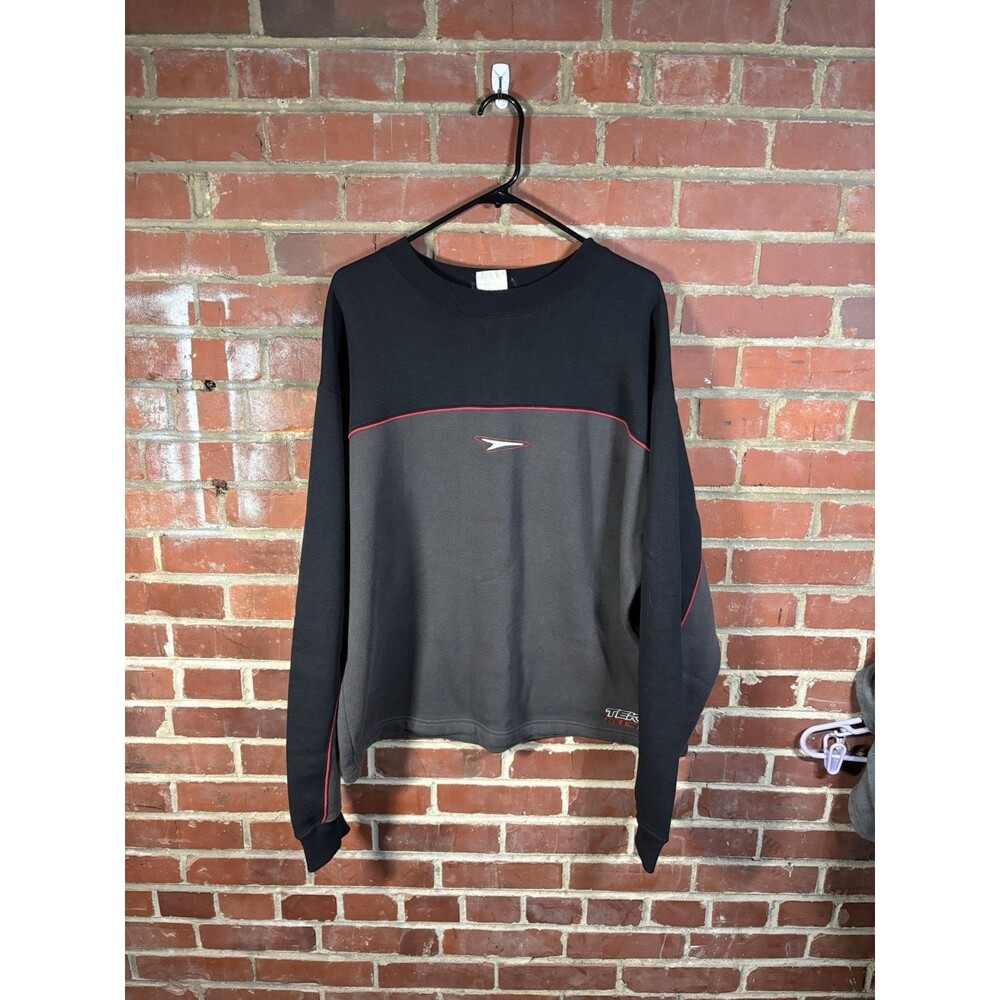 Vintage Y2k Teknic Racing Motorcycle Crewneck Pullover Sweater Adult XL